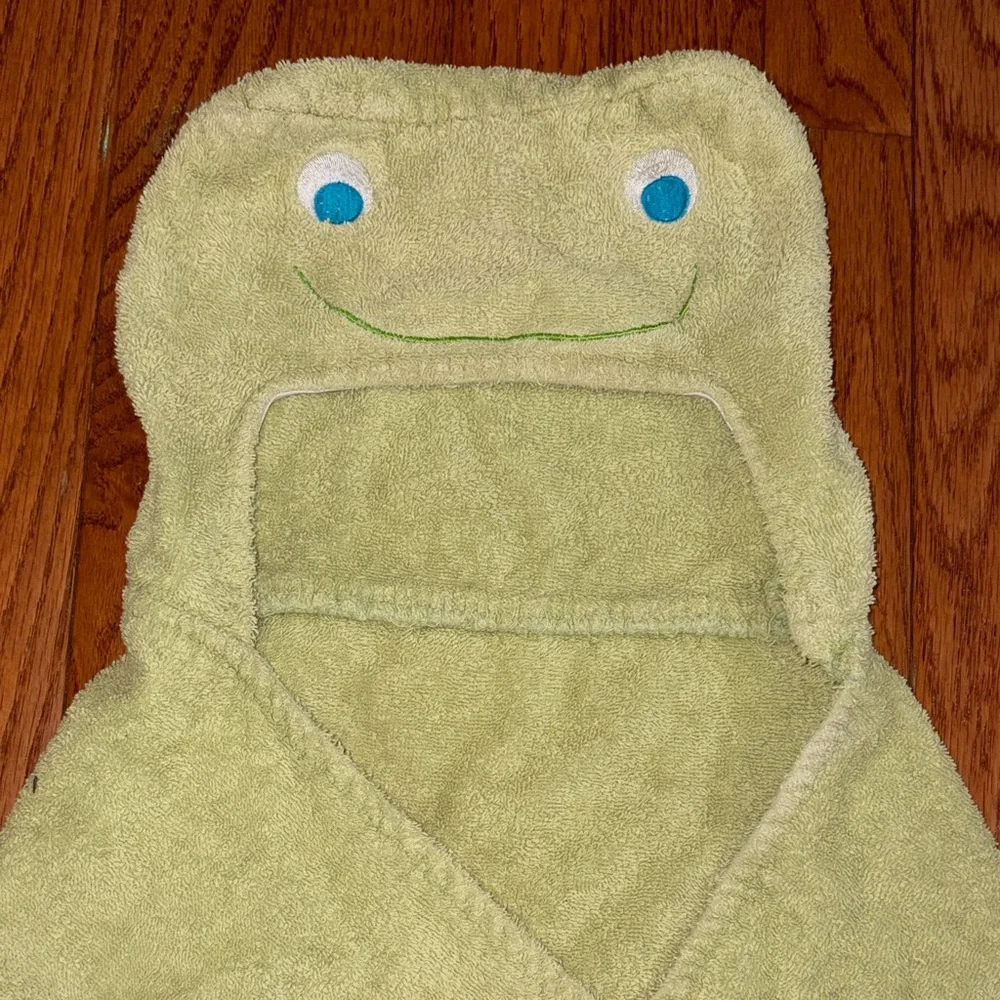 Animal-Themed Hooded Bath Towels - Pink, Green, Brown